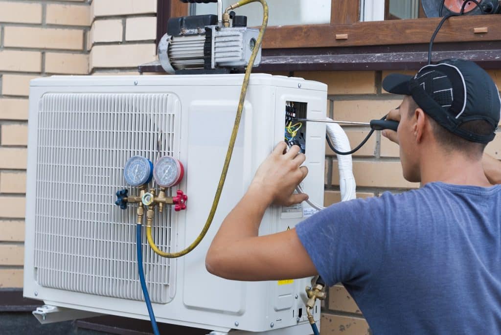 Installation of air conditioner